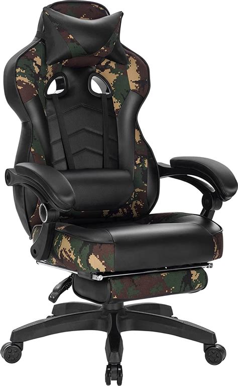 WOLTU Silla Gaming Cuero Sintéticor Ergonómica Gaming para Chair con