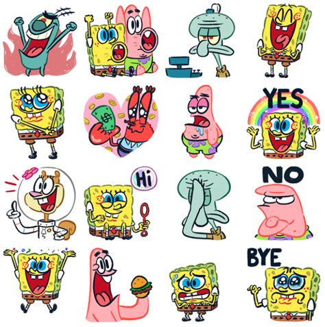 Stiker Meme Spongebob Whatsapp