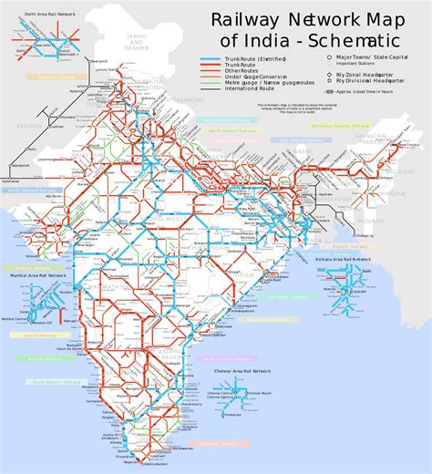 India train rail maps