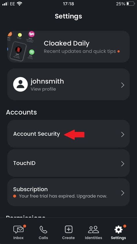 Changing Recovery Email Address Cloaked Support