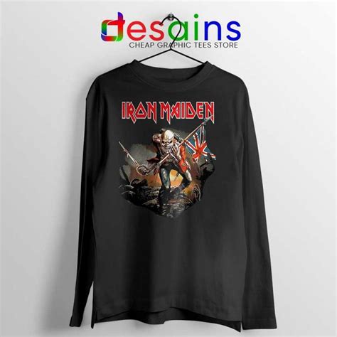 Up The Irons Long Sleeve Tee Iron Maiden Merch T Shirts Iron Maiden