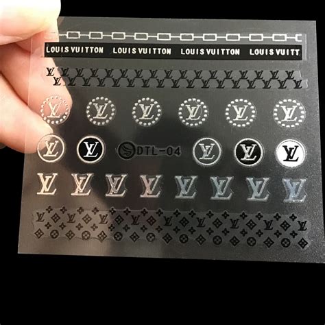 Louis Vuitton Nail Art Stickers | semashow.com