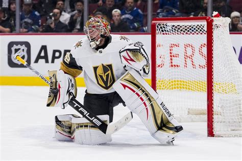 Jonathan Quick S Impact Felt As Golden Knights Travel To Flames