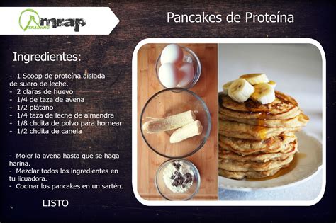 hot cakes con proteína y sin harina Recetas de comida Recetas