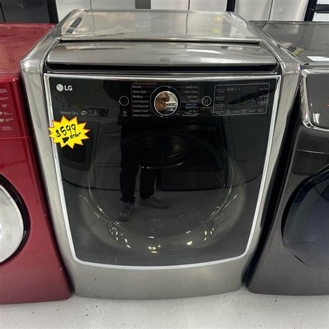 Lg Electric Dryer Front Load Stainless Steel Alpha Appliances