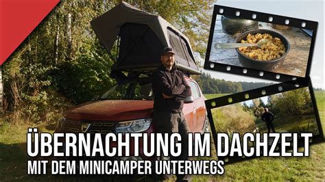 Übernachtung im Dachzelt Mit dem Minicamper unterwegs Qeedo Freedom