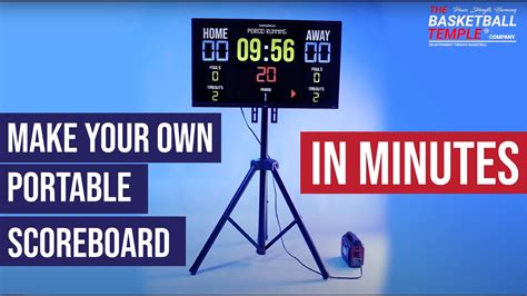 How To Make Your Own Portable Basketball Scoreboard Dyi 2023 Youtube