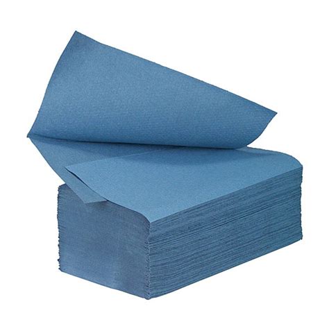 Blue Interfold Hand Towels X 5000 1 Ply London Janitorial