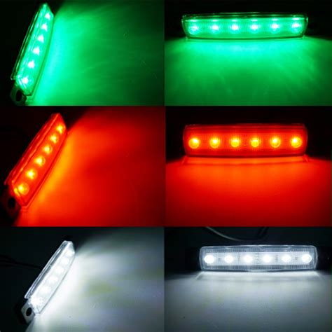 4 X Marine Boat Grade 12 Volt Large Waterproof Led Grandado