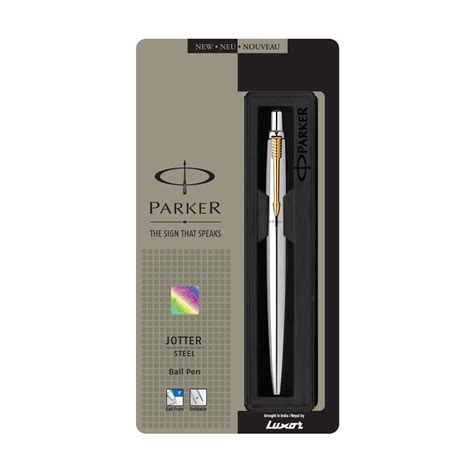 Parker Jotter Stainless GT Ball Pen Steel Pack Of 4 Amazon In