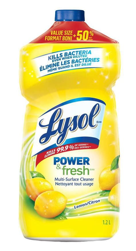 Lysol All Purpose Cleaner, Pour, Lemon, Multi Surface Cleaner | Walmart ...