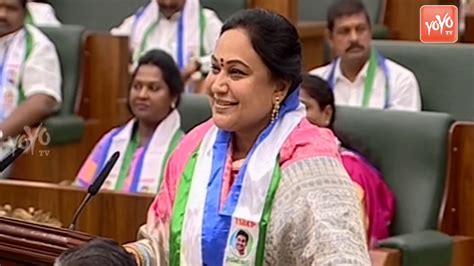 Ap Assembly Reddy Shanthi Takes Oath As Mla In Assembly Ysrcp