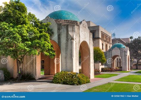 Historic Campus Buildings Of Caltech In Pasadena California Editorial