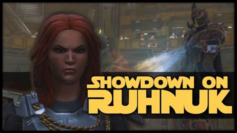 Showdown On Ruhnuk Star Wars The Old Republic Cinematics Youtube