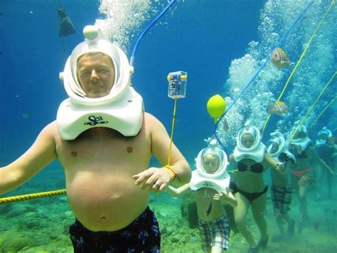 Cozumel Sea Trek Helmet Diving Carnival Cruise Line Carnival