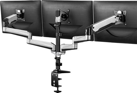 Soporte De Monitor Triple Marca Huanuo Para Pantallas De A