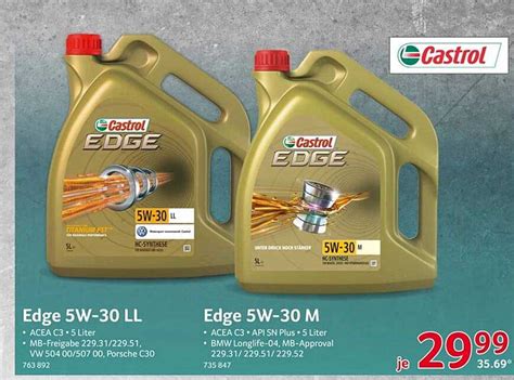 Castrol Edge 5w-30 Ll Oder 5w-30 M Angebot bei Selgros