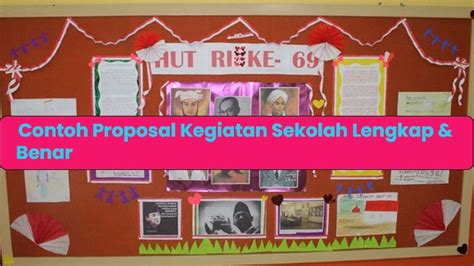 15 Contoh Proposal Kegiatan Sekolah Lengkap And Benar