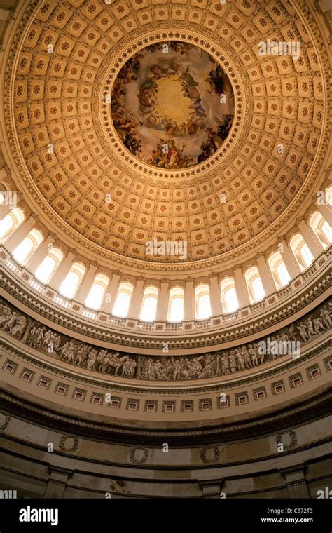 The Dome, the Rotunda, Capitol building, Washington DC USA Stock Photo ...