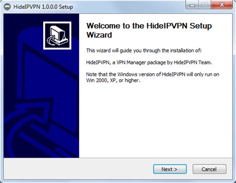 HideIPVPN application - HideIPVPN services