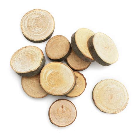 Natural Wooden Log Slices 25 Pack | Hobbycraft