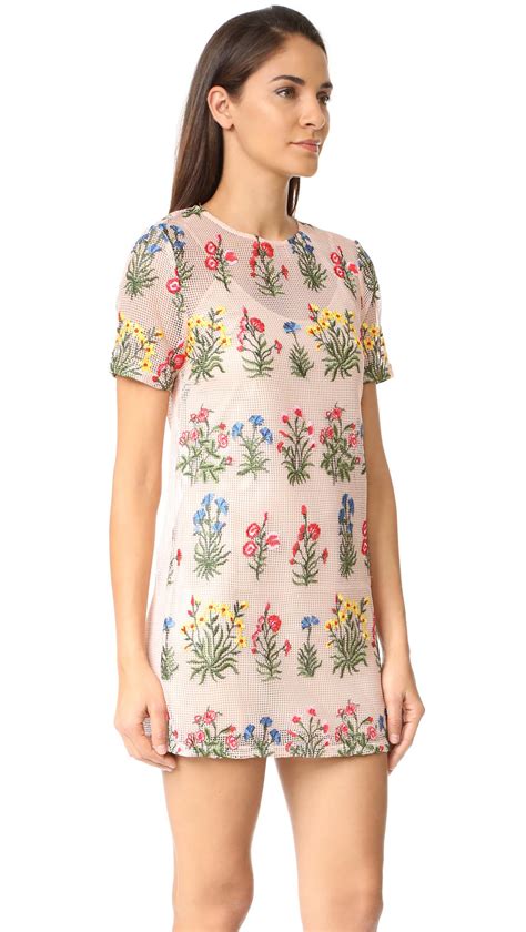 Lyst Endless Rose Embroidered Dress In Pink