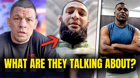 Khamzat Chimaev And Nate Diaz CALLED OUT By Media Francis Ngannou Is