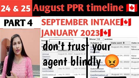 August Ppr Request Timeline Canada Canada Updates Lets Fly Mannu