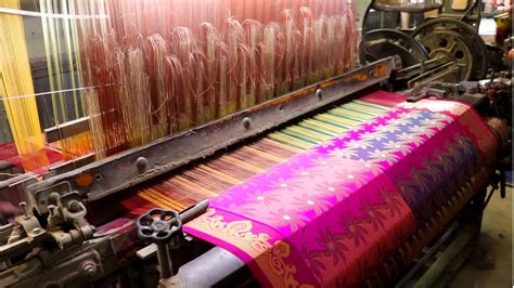 Banarasi Saree Making Process In A Jacquard Loom Youtube