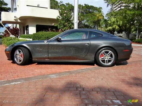 2007 Grigio Silverstone Dark Grey Metallic Ferrari 612 Scaglietti F1a