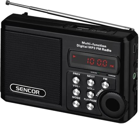 Sencor Srd 215 B Pocket Receiver Black Radios Per708359 E Shopcy