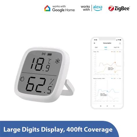 Sonoff Snzb D Zigbee Lcd Smart Temperaturluftfuktighetssensor