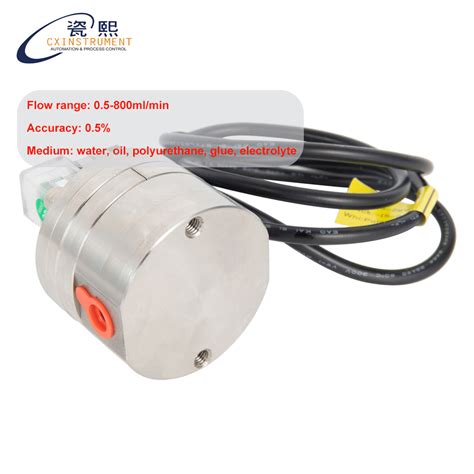 Small Flowmeter Micro Oval Gear Flow Meter For Water Cooling System