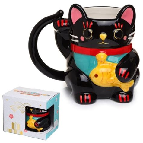 Kubek Ceramiczny Kot Szcz Cia Maneki Neko Ml Cena