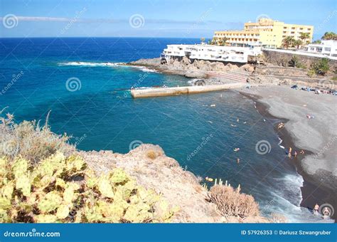 Callao Salvaje Playa De Ajabo Beach In Tenerife Royalty-Free Stock ...