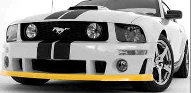 Mustang Roush Front Chin Spoiler For Roush Front Only Tpo Plastic