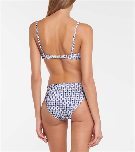 Bedrucktes Bikini Höschen Sahara in Blau Heidi Klein Mytheresa