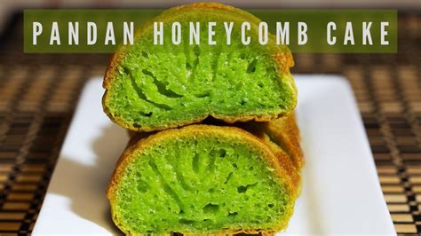 Vietnamese Pandan Honeycomb Cake Bánh Bò Nướng Recipe Youtube