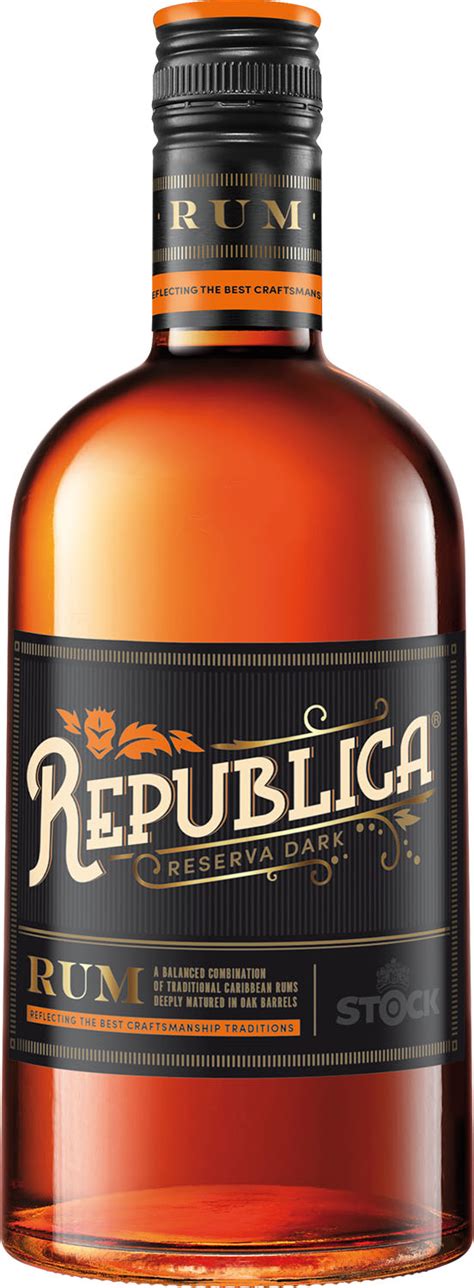 Republica Reserva Dark Rum Stock L M P Alkohole Wina Cygara