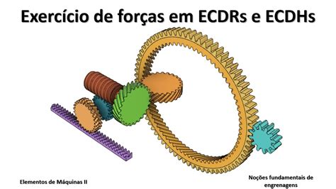 Fundamentos de engrenagens Exercício de forças em ECDRs e ECDHs YouTube