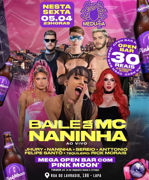 MEDUZZA HAUS Baile C MC NANINHA OPEN BAR C PINKMOON Nessa Sexta