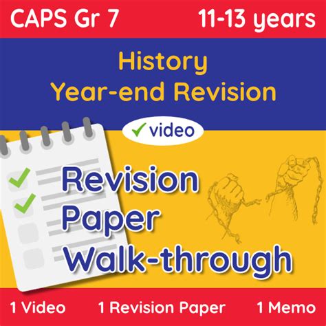 History Gr 7 Year End Revision Paper Walk Through E Academy