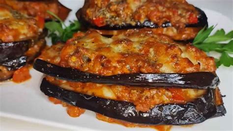 Aubergines Gratin Es La Viande Hach E Un Plat Succulent Qui Plaira