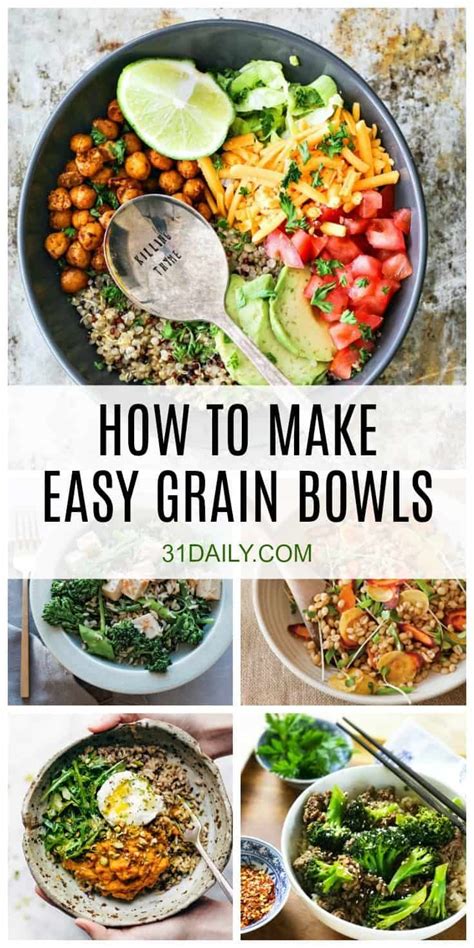 How To Make Easy Healthy Grain Bowls In 2024 Grain Bowls Healthy