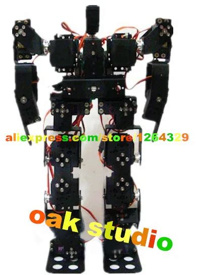 Dof Humanoid Biped Walking Robot Aluminum Alloy Bracket High Torque