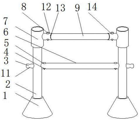 一种建筑工程用的快插组合式脚手架的制作方法