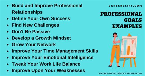 8 Professional Goals Examples: Work, Performance Review - CareerCliff