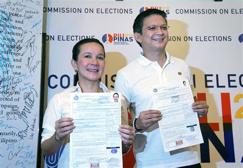 Poe Chiz File Cocs For President Vice President Gma News Online