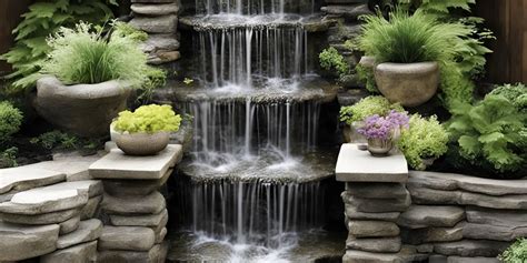 12 Small Garden Waterfalls Ideas - DIYCozy: Nails, Decor, DIY ...