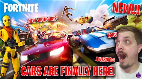 New Fortnite Car Update Is Here Amazing Fortnite Battle Royal Youtube